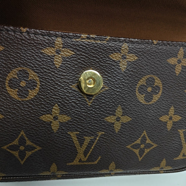IVY Monogram Coated Canvas Brown