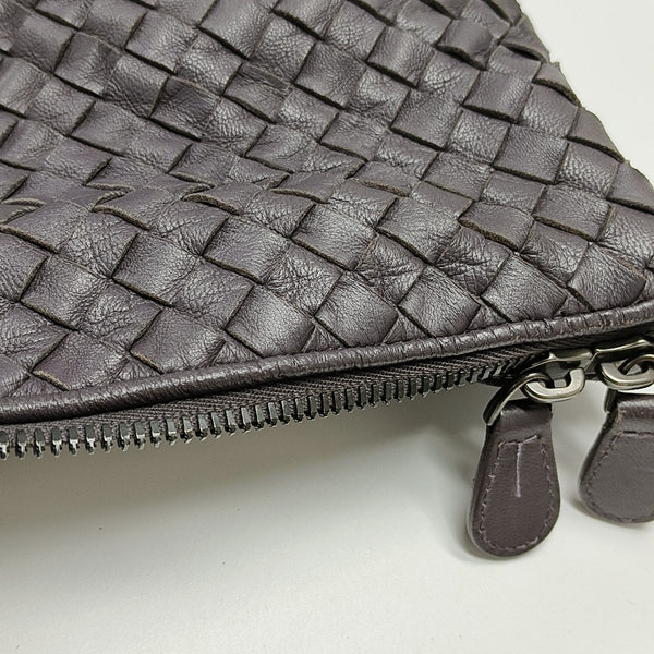 Lambskin Shoulder Bag Gray