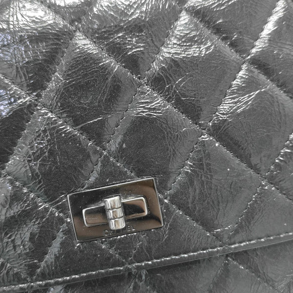 2.55 WOC Quilted Calfskin Black