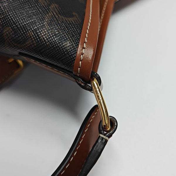 TRIOMPHE CANVAS Small Coated Canvas Brown