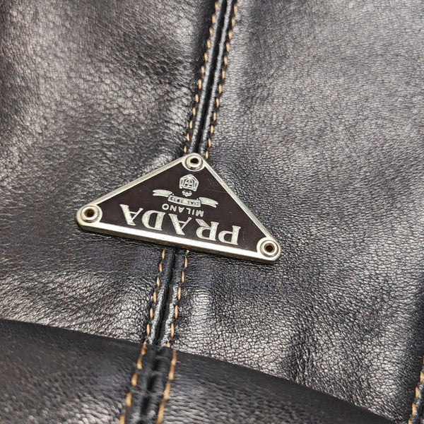 Calfskin Bucket Bag Black