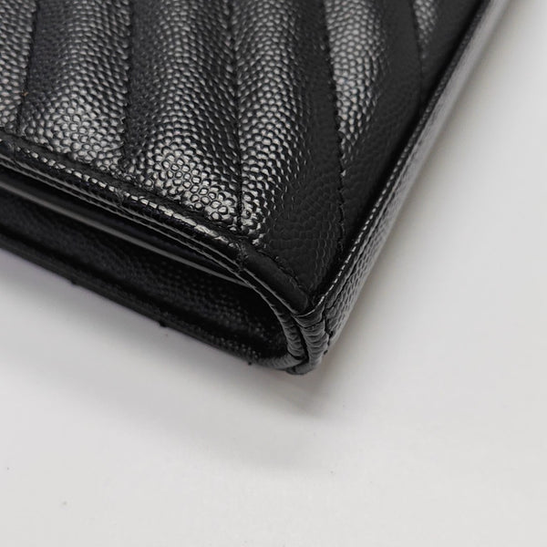 MONOGRAM Medium Chevron Calfskin Black