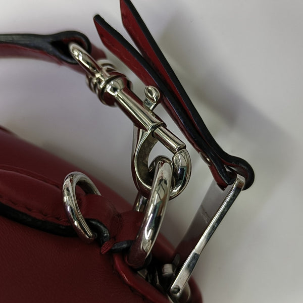 Lambskin Shoulder Bag Red