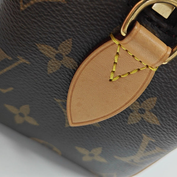 SPEEDY 20 Monogram Coated Canvas Brown