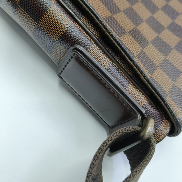 BROOKLYN Damier Ebene Coated Canvas Brown