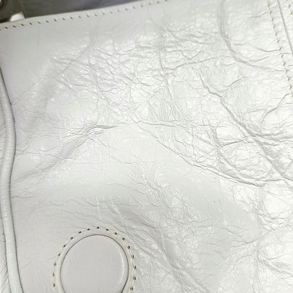Authenticated pre-owned Le Cagole XS Lambskin White - Shoulder Bag at Looply