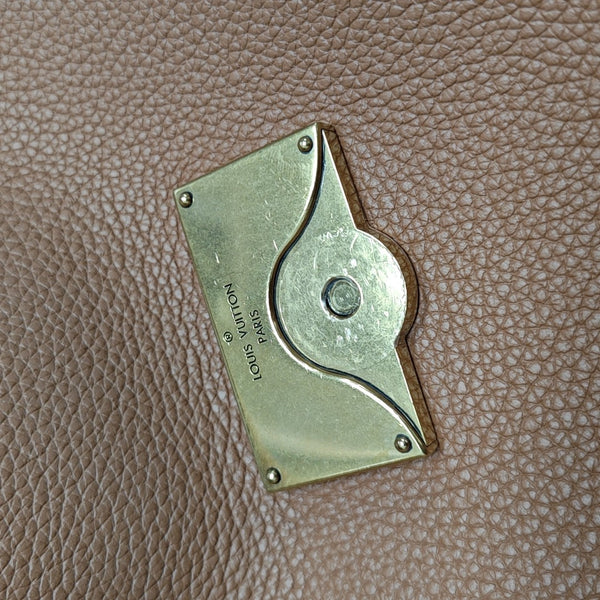 Calfskin Shoulder Bag Brown