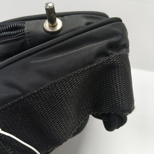 Nylon Shoulder Bag Black