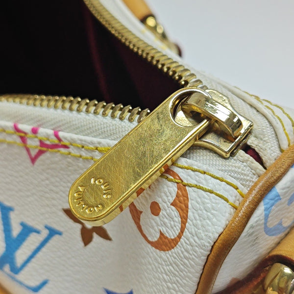 LV × TM RITA Monogram Coated Canvas White