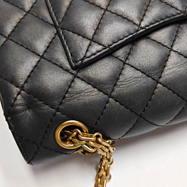2.55 225 (small) Quilted Calfskin Gray
