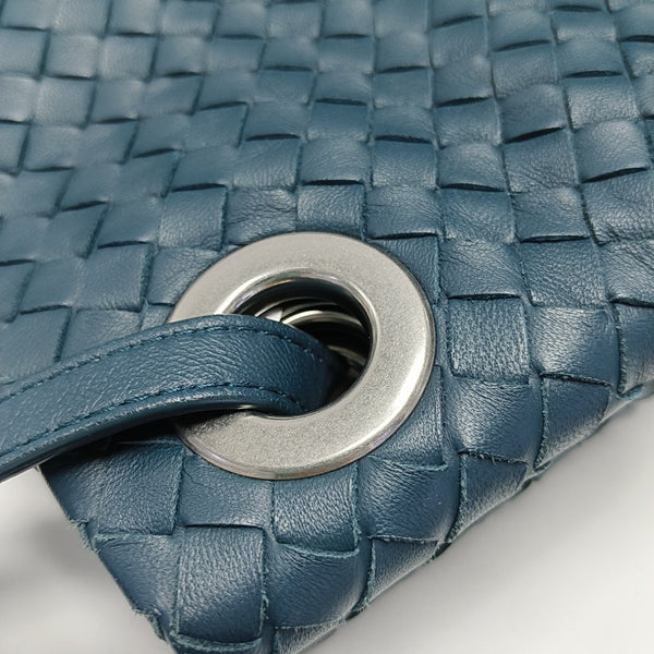 Lambskin Tote Bag Blue