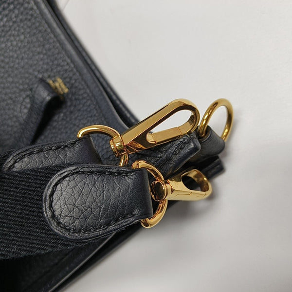 Authenticated pre-owned Evelyne TPM Clemence Black - Shoulder Bag at Looply
