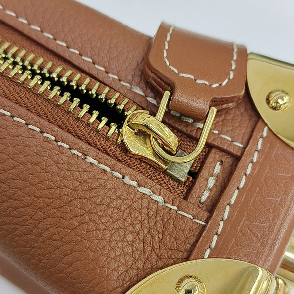 SIDE TRUNK PM Calfskin Brown