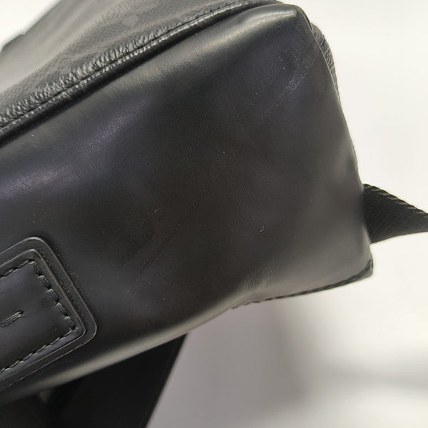 VOYAGER PM Monogram Coated Canvas Black