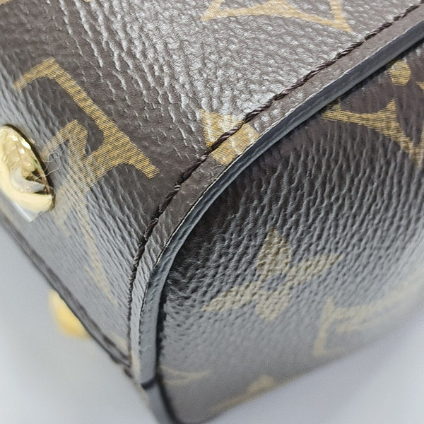 CLUNY 20 Monogram Coated Canvas Brown