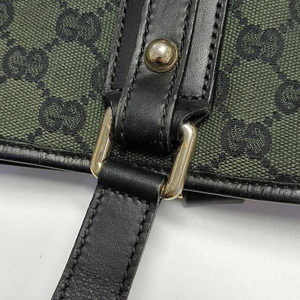 Monogram Canvas Tote Bag Green