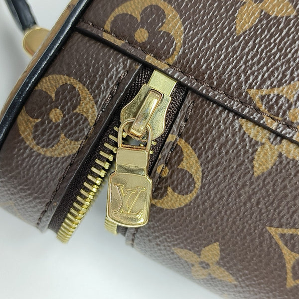 Vanity Chain Pouch Monogram Coated Canvas Brown