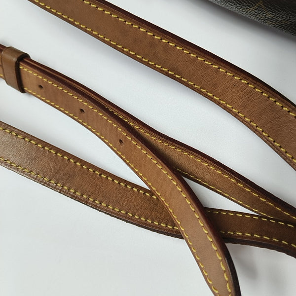 SAUMUR 30 Monogram Coated Canvas Brown