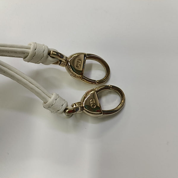 Lady Dior Super Mini Quilted Lambskin White