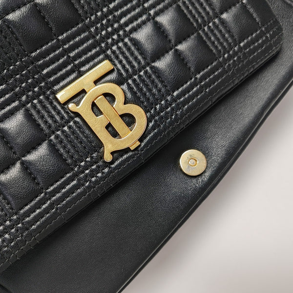 Lola Small Quilted Lambskin Black