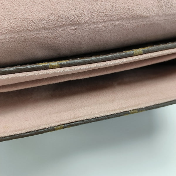 LOCKY BB Monogram Coated Canvas Pink
