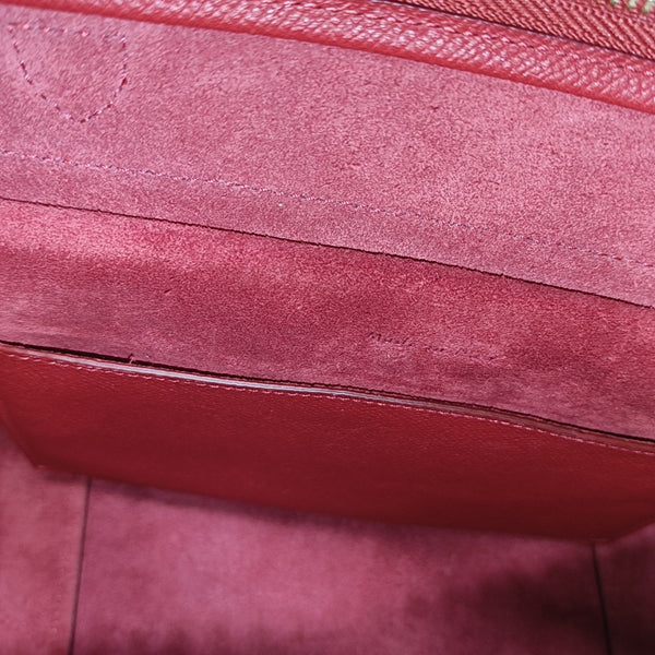 BELT Micro Calfskin Red