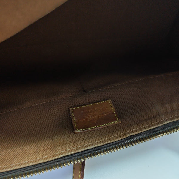POPINCOURT Monogram Coated Canvas Brown