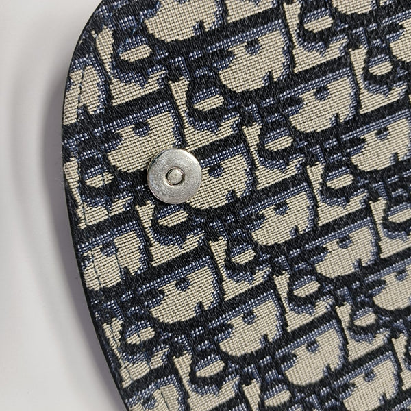 Saddle Large Oblique Canvas Blue