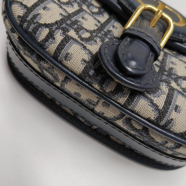 Bobby Small Oblique Canvas Blue