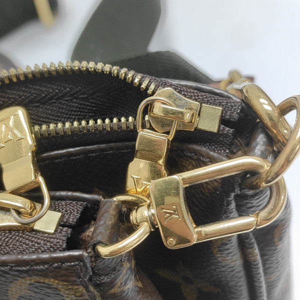 MULTI Monogram Coated Canvas Brown
