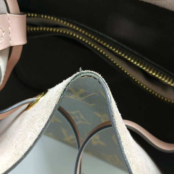 NÉONOÉ MM Monogram Coated Canvas Brown
