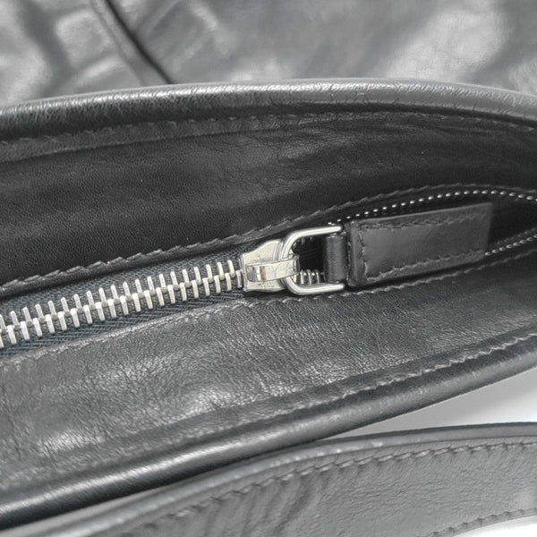Calfskin Shoulder Bag Black