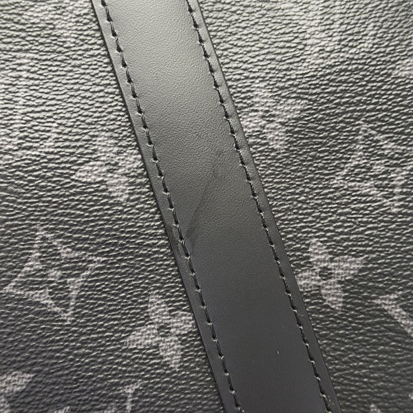 KEEPALL 45 Monogram Coated Canvas Black