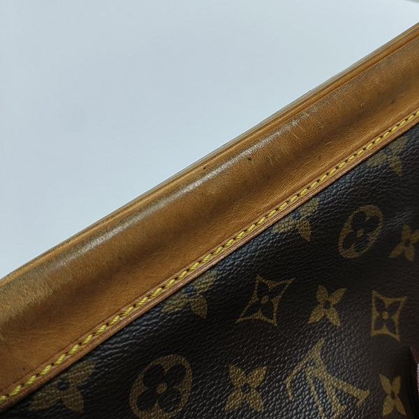 NOÉ BB Monogram Coated Canvas Brown