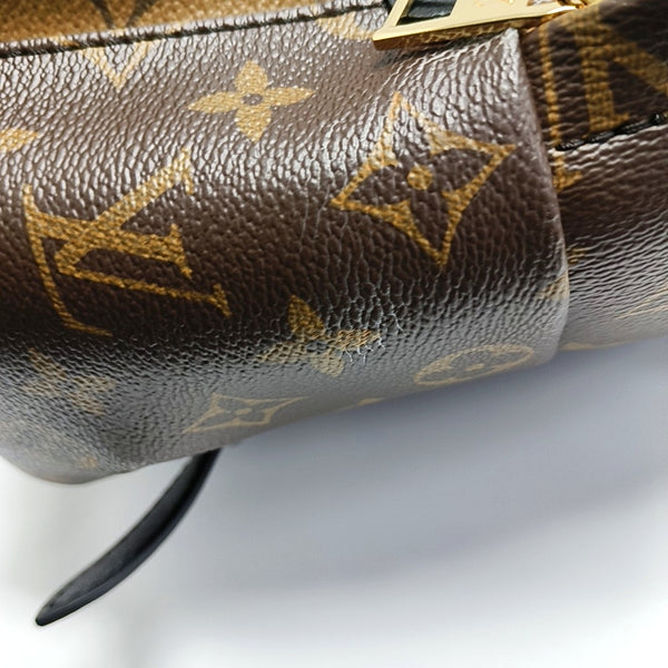 PALM SPRINGS PM Monogram Coated Canvas Brown