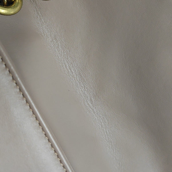 GG Marmont Medium Quilted Calfskin Beige