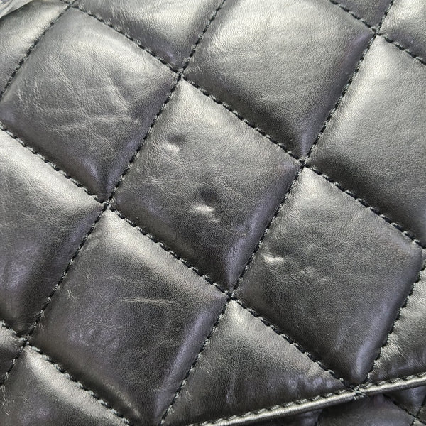 2.55 Quilted Calfskin Black