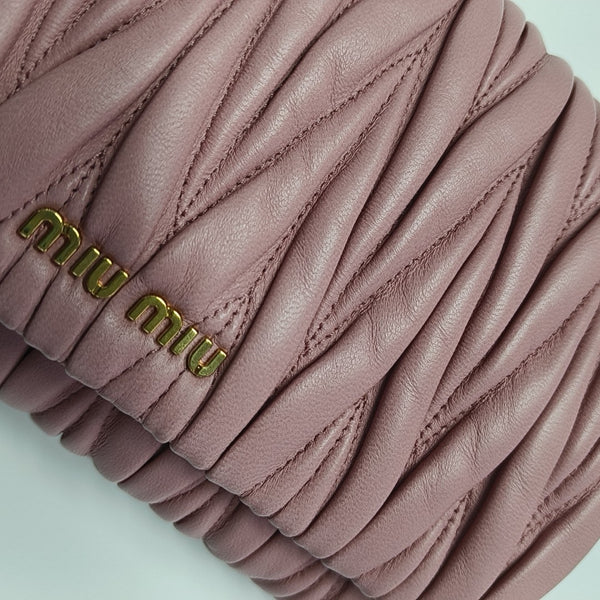 Quilted Lambskin Shoulder Bag Pink