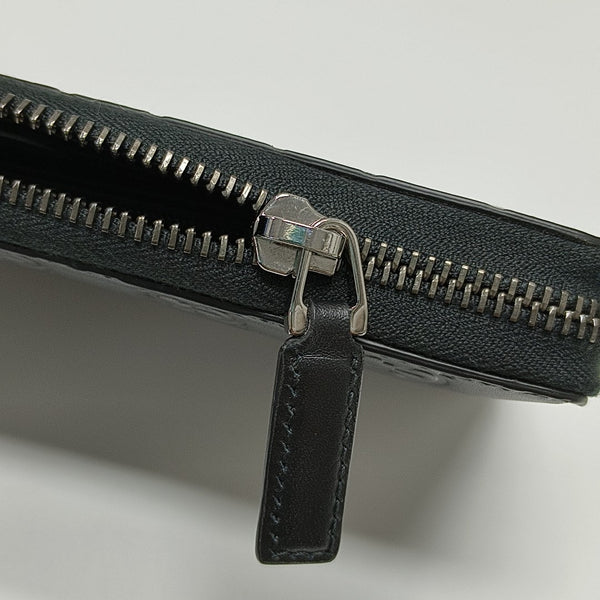 Signature Monogram Calfskin Black Wallet