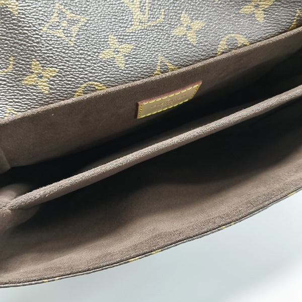 MÉTIS MM Monogram Coated Canvas Brown