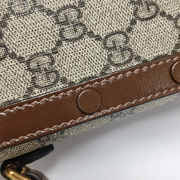 Horsebit 1955 Mini Coated Canvas Beige