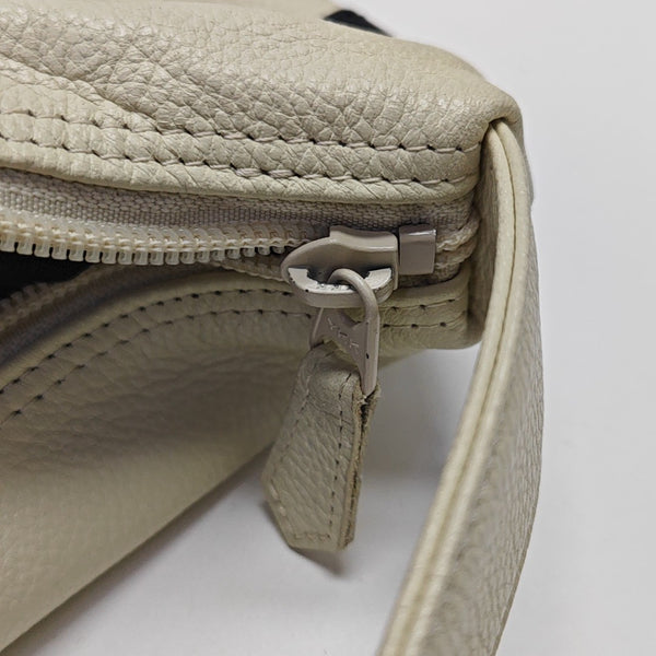 Calfskin Top Handle Bag White