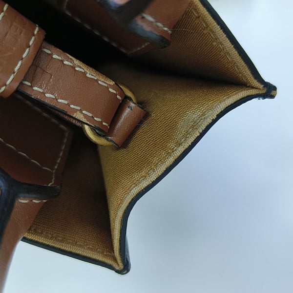 CABAS CELINE Mini Coated Canvas Brown