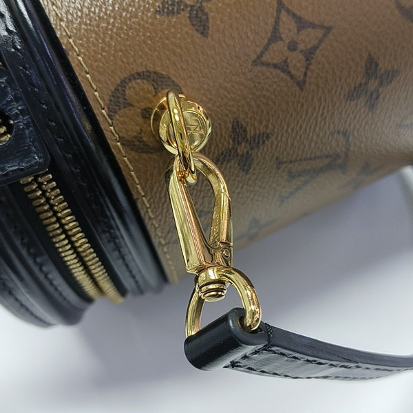 CANNES PM Monogram Coated Canvas Brown