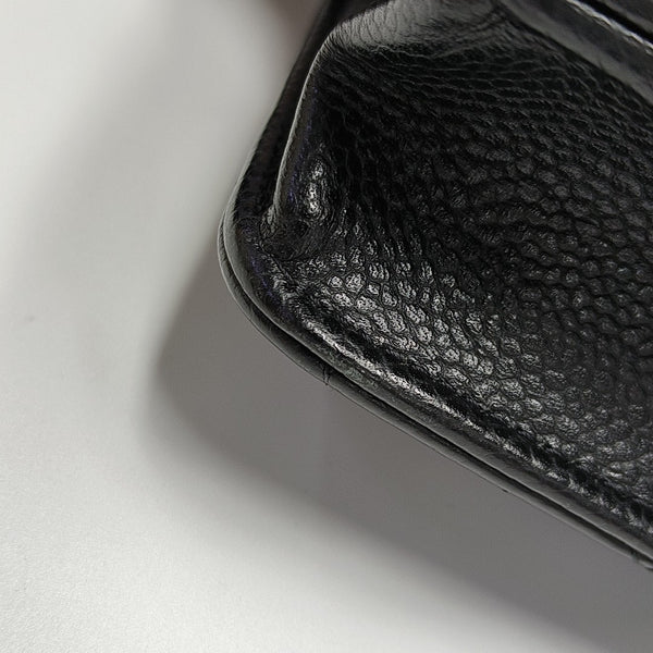 WOC Quilted Grained Calfskin Black