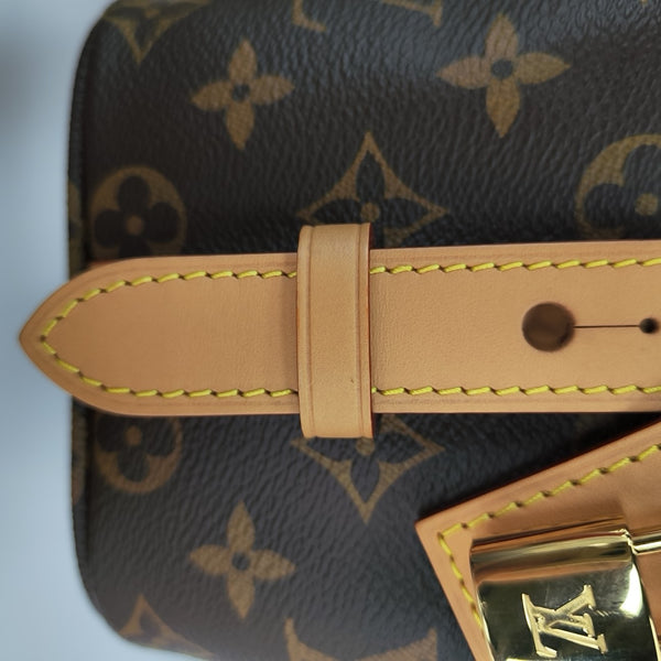 ALL IN Monogram Coated Canvas Brown
