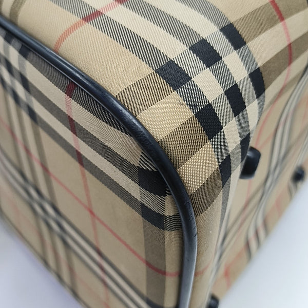 Canvas Top Handle Bag Beige