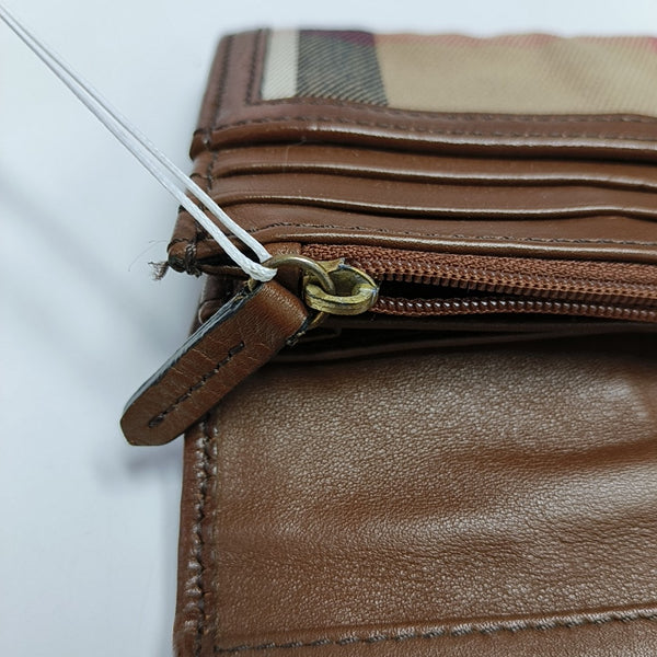 Canvas Wallet Brown