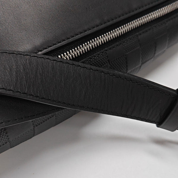 CAMPUS Damier Graphite Calfskin Black