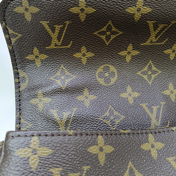 MÉTIS MM Monogram Coated Canvas Brown